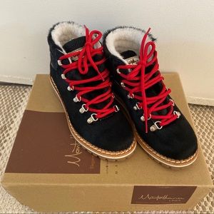 MONTELLIANA Black Calf Hair boots size 36